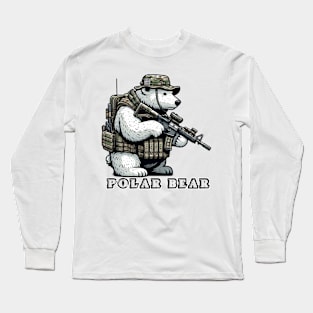 Tactical Polar Bear Long Sleeve T-Shirt